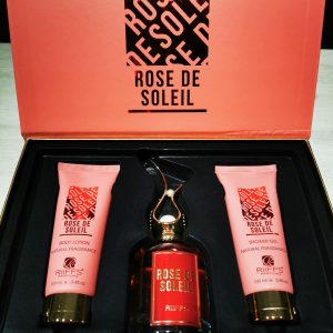 Riiffs Zestaw Rose De Soleil Eau de Parfum 100ml + Gel De Dus 100ml + Lotiune de corp 100ml,