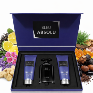 Riiffs Zestaw Bleu Absolu, Eau de Parfum 100ml + Gel De Dus 100ml + Lotiune de corp 100ml,