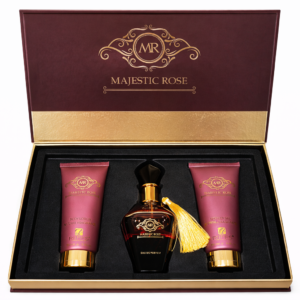 Riiffs Zestaw Majestic Rose Eau de Parfum 100ml + Gel De Dus 100ml + Lotiune de corp 100ml,
